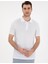 Erkek Beyaz Slim Fit Kıvrılmaz Polo Yaka Basic Tişört 50302561-VR013 3