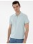 Erkek Su Yeşili Slim Fit Tişört 50302586-VR048 3