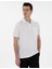 Erkek Beyaz Regular Fit Kıvrılmaz Polo Yaka Basic Tişört 50302538-VR013 1