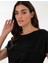 Kadın Siyah Comfort Fit Dokuma Elbise 50301015-VR046 2