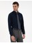 Erkek Lacivert Slim Fit Uzun Kollu Basic Gömlek 50307297-VR033 1
