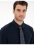 Erkek Lacivert Slim Fit Uzun Kollu Basic Gömlek 50307297-VR033 2