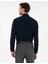 Erkek Lacivert Slim Fit Uzun Kollu Basic Gömlek 50307297-VR033 4