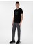 Erkek Siyah Regular Fit Tişört 50302611-VR046 4