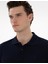 Erkek Lacivert Slim Fit Kıvrılmaz Polo Yaka Basic Tişört 50302561-VR033 2