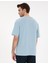 Erkek Açık Mavi Comfort Fit Basic Tişört 50306991-VR003 5