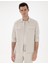 Erkek Bej Rahat Kalıp Uzun Kollu Gömlek 50304593-VR011 1