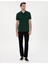 Erkek Siyah Slim Fit Beli Lastikli Kanvas Pantolon 50301791-VR046 3