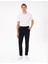 Erkek Ekru %100 Pamuk Slim Fit Bisiklet Yaka Basic Tişört 50306980-VR019 4
