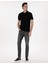 Erkek Siyah Slim Fit Kıvrılmaz Polo Yaka Basic Tişört 50302561-VR046 4