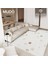 Mudo Koleksiyonu Dekoratif Modern Saçaklı Halı 8754 Multi 1