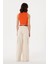 Kadın Ekru Pantolon (Jean) 50304313-VR019 4