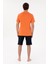 Erkek Turuncu Pijama Takım 50309163-VR051 5