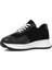 Kadın Siyah Bağcıklı Kalın Tabanlı Süet Deri Sneaker 4