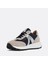 Kadın Bej Lacivert Bağcıklı Süet Deri Sneaker 3