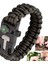 Paracord Kumaş Çok Amaçlı Kamp Bilekliği, Pusula Özellikli Survival Düdüklü Kamp Bilekliği 4