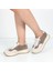 Kadın Vizon Bağcıklı Kalın Tabanlı Süet Deri Sneaker 2