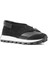 Kadın Siyah Süet Siyah Deri Sneaker 3