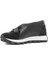 Kadın Siyah Süet Siyah Deri Sneaker 4