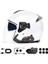 Y20 2x 1000M Telsiz Mesafeli Özellikli 2 Kişi Bağlantılı Bluetooth Kask Kulaklık Fenerli 2