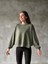 Osy Modal Yumuşak Dokulu Kumaş Bisiklet Yaka Oversize Sweatshirt 1