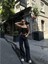 Arkadan Yırtmaçlı Jeans Kot Palazzo Pantolon 2