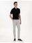 Erkek Açık Gri Slim Fit Yazlık Kanvas Pantolon 50305450-VR001 3