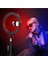Gimbal Rgb Ring Light Youtuber Tiktok Çekim Telefon Tutucu Renkli Makyaj Işığı 10 Inç +2. mt Tripod 4