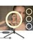 Ensiga Masa Ayaklı 10 Inç LED Ring Lıght Influencer Youtuber Tiktok Telefon Tutucu Makyaj Işığı 4