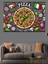 Pizza Aşkı Posteri Dekoratif Kanvas - Mdf Ahşap Tablo 1