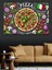Pizza Aşkı Posteri Dekoratif Kanvas - Mdf Ahşap Tablo 4