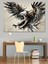 Uçan Yırtıcı Kuş Dekoratif Kanvas - Mdf Ahşap Tablo 3