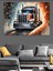 Güçlü Tır Çizimi Dekoratif Kanvas - Mdf Ahşap Tablo 3