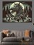 At ve Orman Figürü Dekoratif Kanvas - Mdf Ahşap Tablo 3