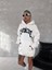 Unisex Üç Iplik Kapşonlu Baskılı Sweatshirt 2