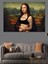 Modern Mona Lisa Dekoratif Kanvas - Mdf Ahşap Tablo 3