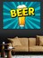 Soğuk Bira Posteri Dekoratif Kanvas - Mdf Ahşap Tablo 1
