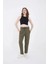 Unisex Üç Iplik Basic Eşofman Pantolon Haki 1