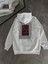 Uzun Kol Kapşonlu Ön ve Arka Baskılı Sweatshirt 2