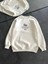 Kışlık Bisiklet Yaka Ön ve Arka Baskılı Sweatshirt 1