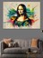 Modern Mona Lisa Dekoratif Kanvas - Mdf Ahşap Tablo 1