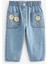 Kız Çocuk Nakışlı Jean Pantolon 1