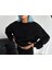 Kışlık Bisiklet Yaka Üç Iplik Basic Sweatshirt 1
