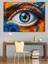 Sanatsal Göz Derinliği Dekoratif Kanvas - Mdf Ahşap Tablo 1