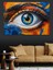 Sanatsal Göz Derinliği Dekoratif Kanvas - Mdf Ahşap Tablo 3