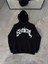 Üç Iplik Kapşonlu Baskılı Oversize Sweatshirt 1