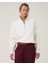 Oversize Yarım Farmuarlı Yakalı Basic Sweatshirt 1