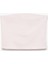 Pamuklu Straplez Kolsuz Slim Fit Crop Bluz 1