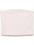 Pamuklu Straplez Kolsuz Slim Fit Crop Bluz 2