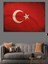 Türk Bayrağı Dekoratif Kanvas - Mdf Ahşap Tablo 2